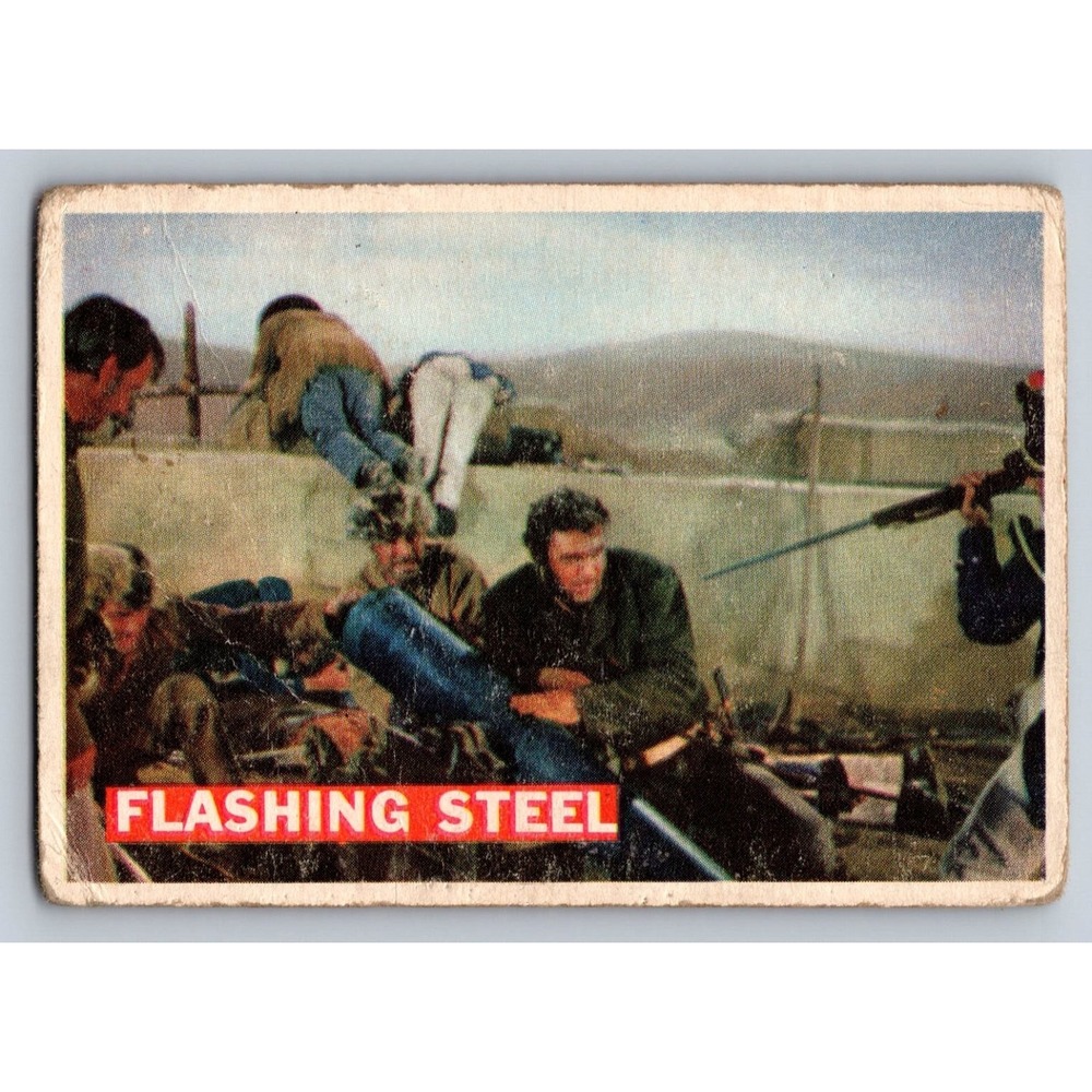 Davy Crockett Flashing Steel 1956 Topps #74 Non-Sport Trading Card Disney
